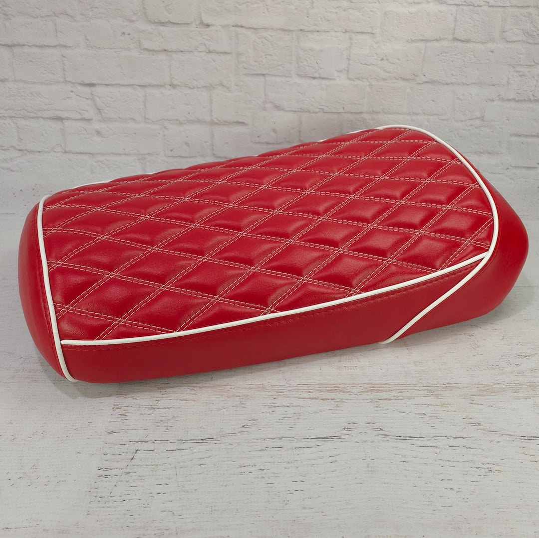 RED Maddog Seat Cover Double Diamond with Piping, Gen IV Gen V