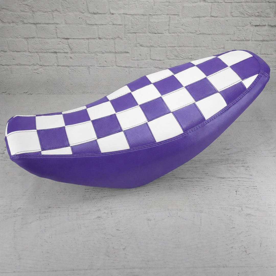 Honda Navi purple and white checkers seat cover