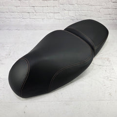 Vespa GTV Minimalist Black Seat Cover with French Seams