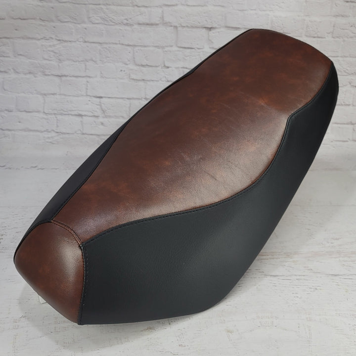 Yamaha Zuma 50 Brown and Black 2002 - 2019 Seat Cover- Waterproof